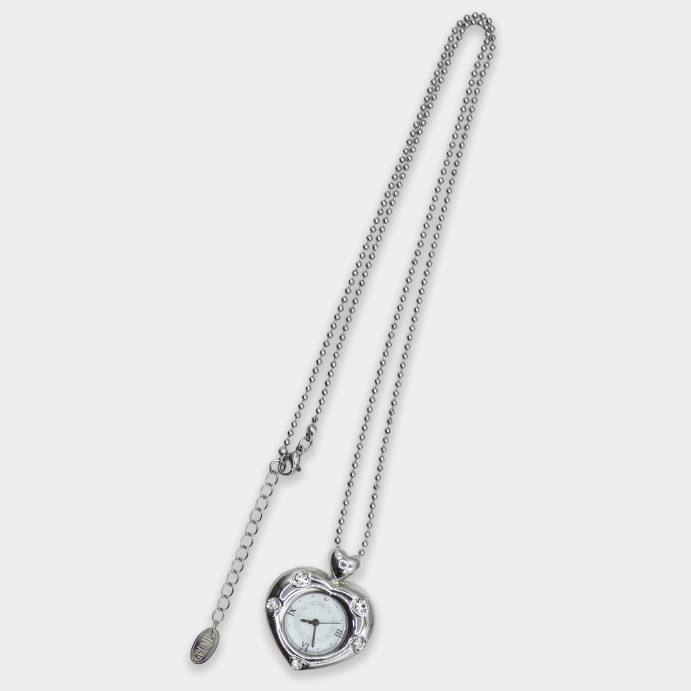 （預購）Grumpy Stuff Twinkle Heart Clock Long Necklace