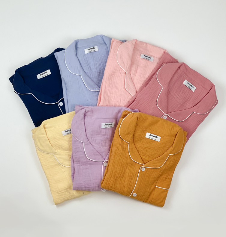 【韓國預購】 JUUNEEDU ZKR090902 Seven Days Yoru 短袖睡衣套裝