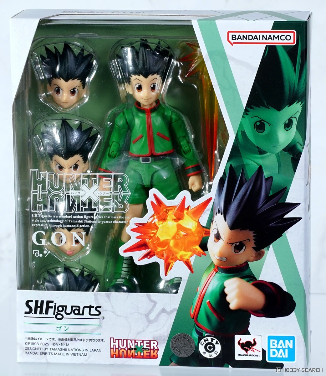 萬代 SHF 小傑 HUNTER×HUNTER 獵人 可動完成品