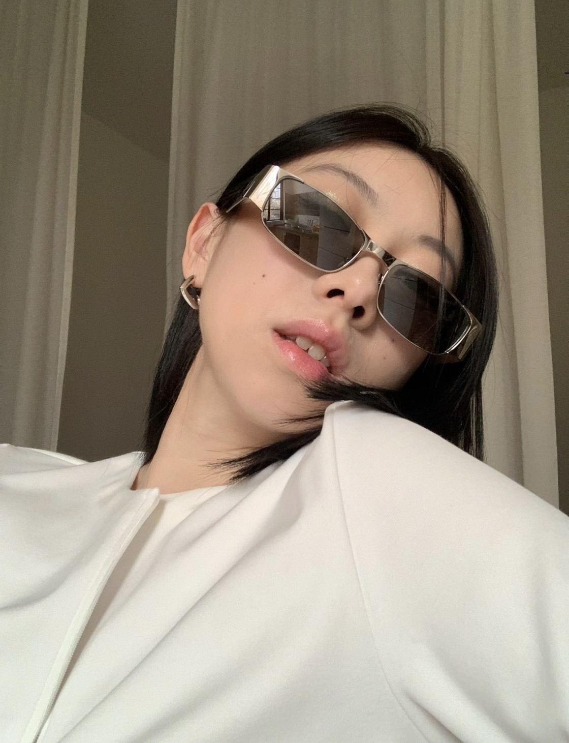 Saint Laurent Eyewear SL738 Rectangular Sunglasses