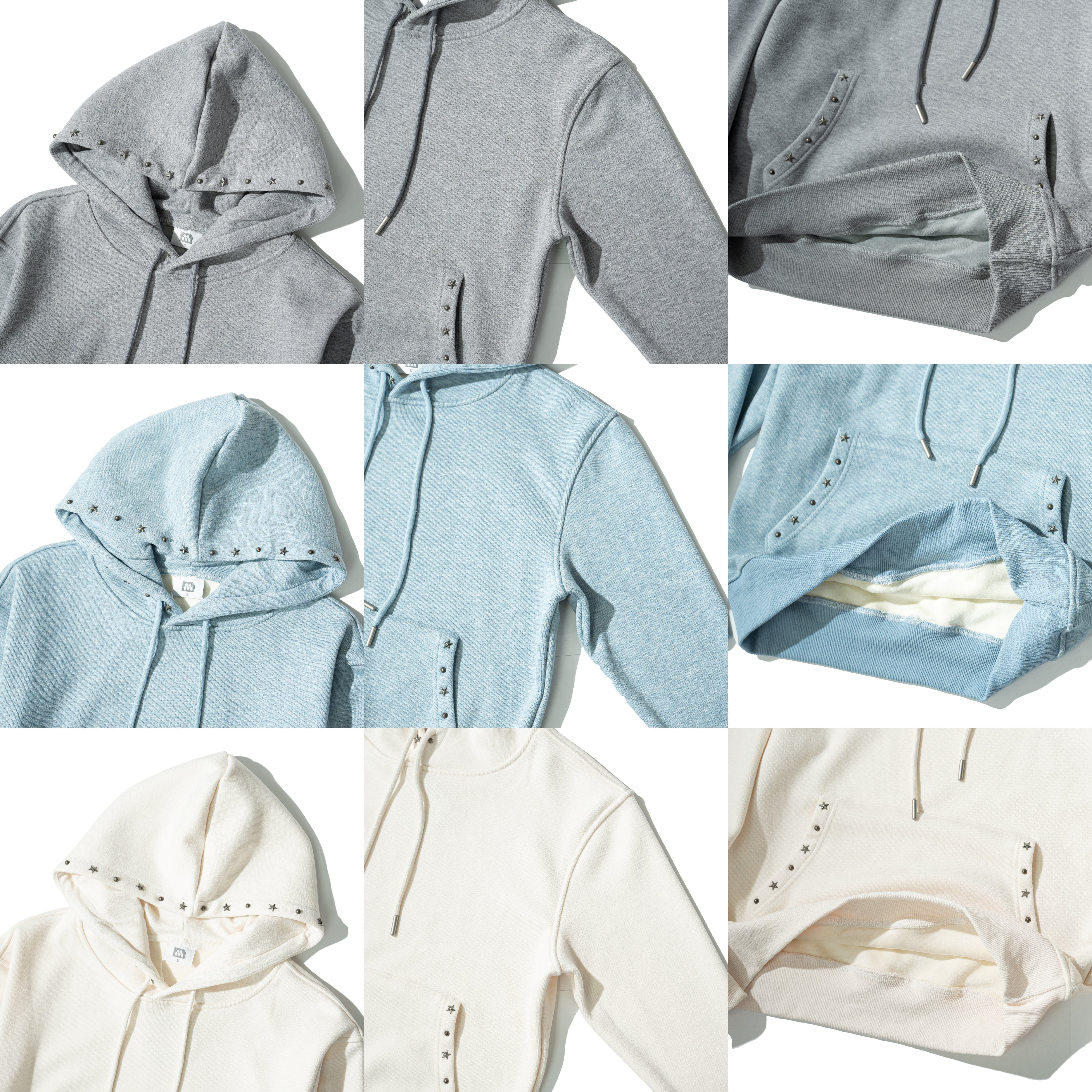 MIAO Cropped Rivet Hoodie 女裝 短版 鉚釘 帽Tee [M-H3]