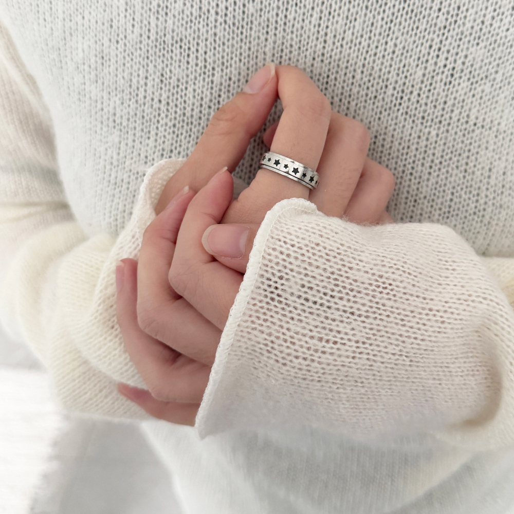 （預購）Grumpy Stuff Star Spinner Band Ring