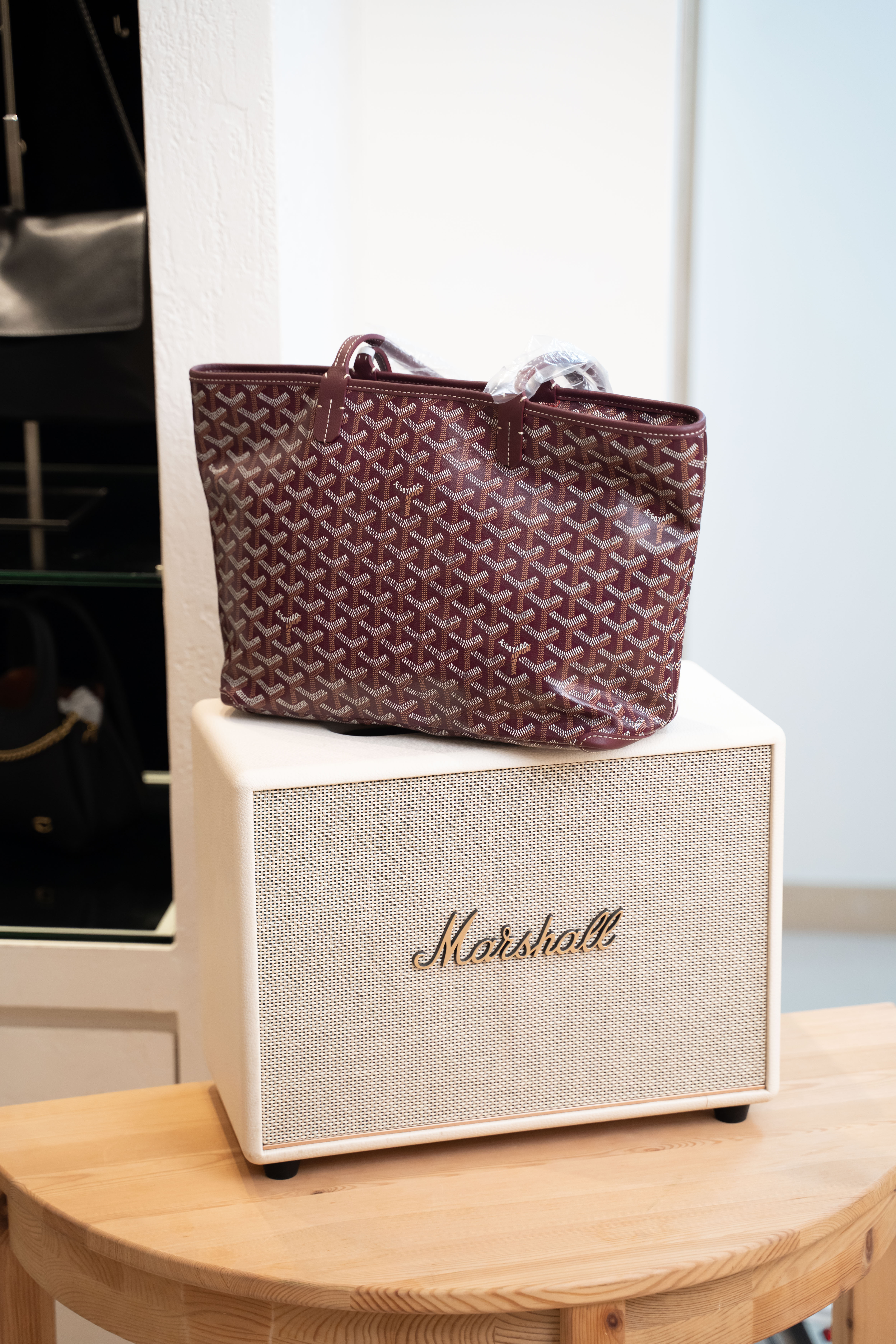 Goyard artois pm Tote Bag Burgundy 酒紅色有拉鏈pm托特袋