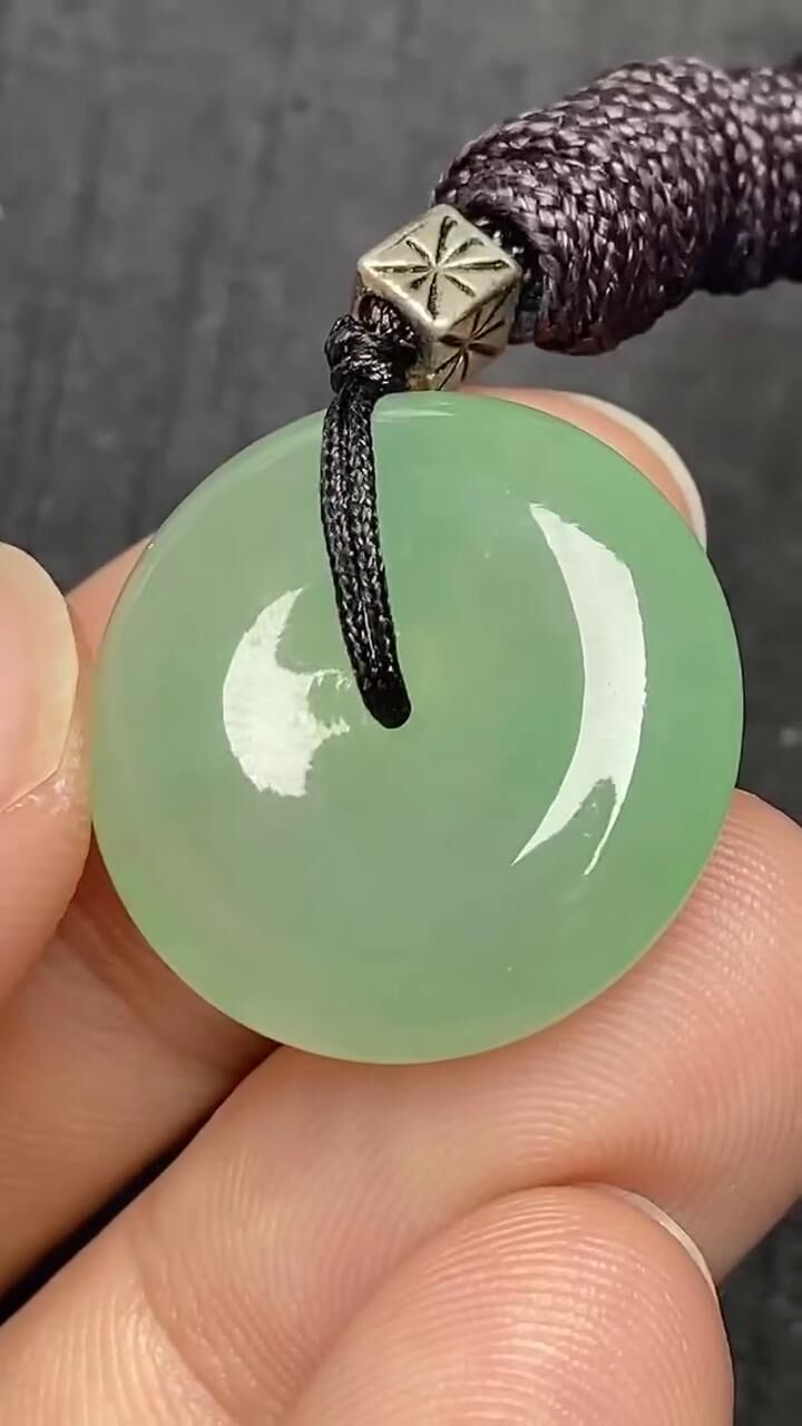 翡翠高冰綠懷古 (22.7mm直徑),天然翡翠A玉, 緬甸玉, Jade, Jadeite