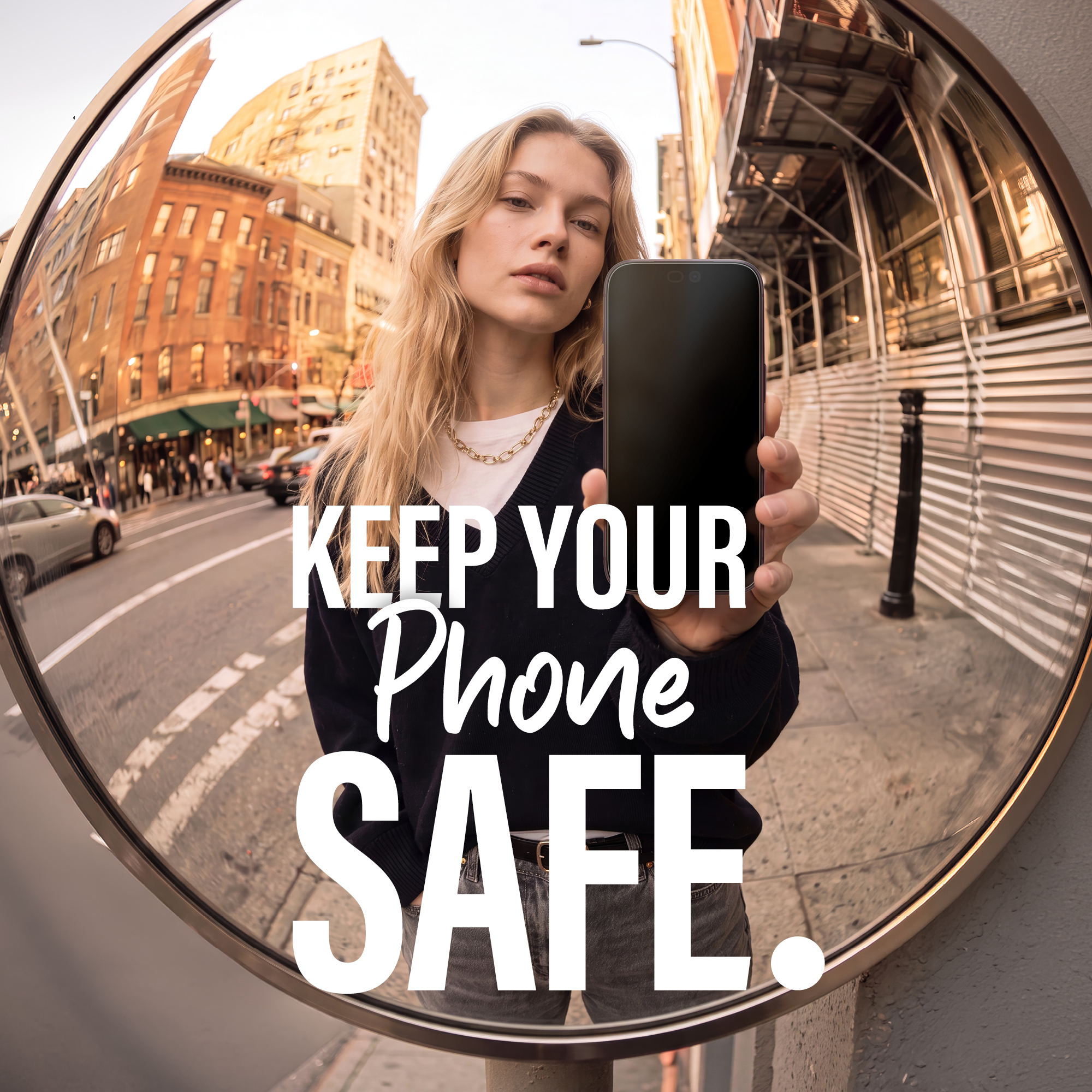 SAFE. by PanzerGlass® iPhone 18 Pro/Pro Max 2-Way Privacy Ultra-Wide Fit Screen Protector with EasyAligner