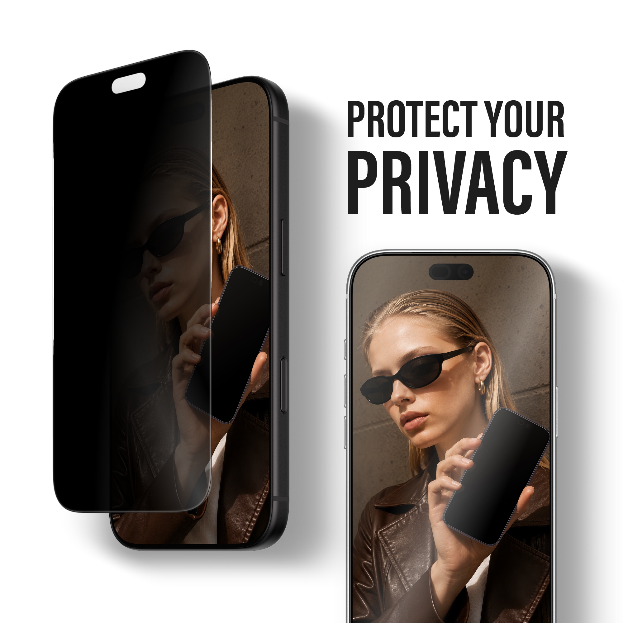 SAFE. by PanzerGlass® iPhone 18 Pro/Pro Max 2-Way Privacy Ultra-Wide Fit Screen Protector with EasyAligner
