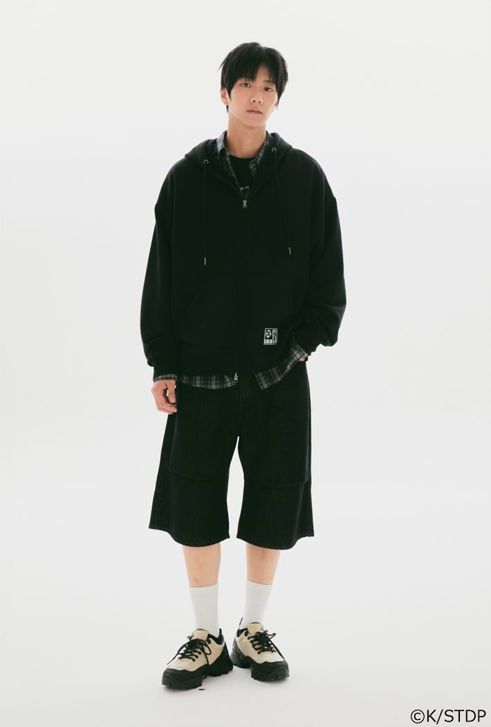 【預購】SPAO X 死神 連帽外套 黑色 SPMZG49U0319