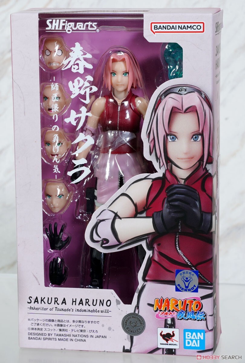 萬代 SHF 春野櫻 綱手不屈意志的繼承者 火影忍者 可動完成品