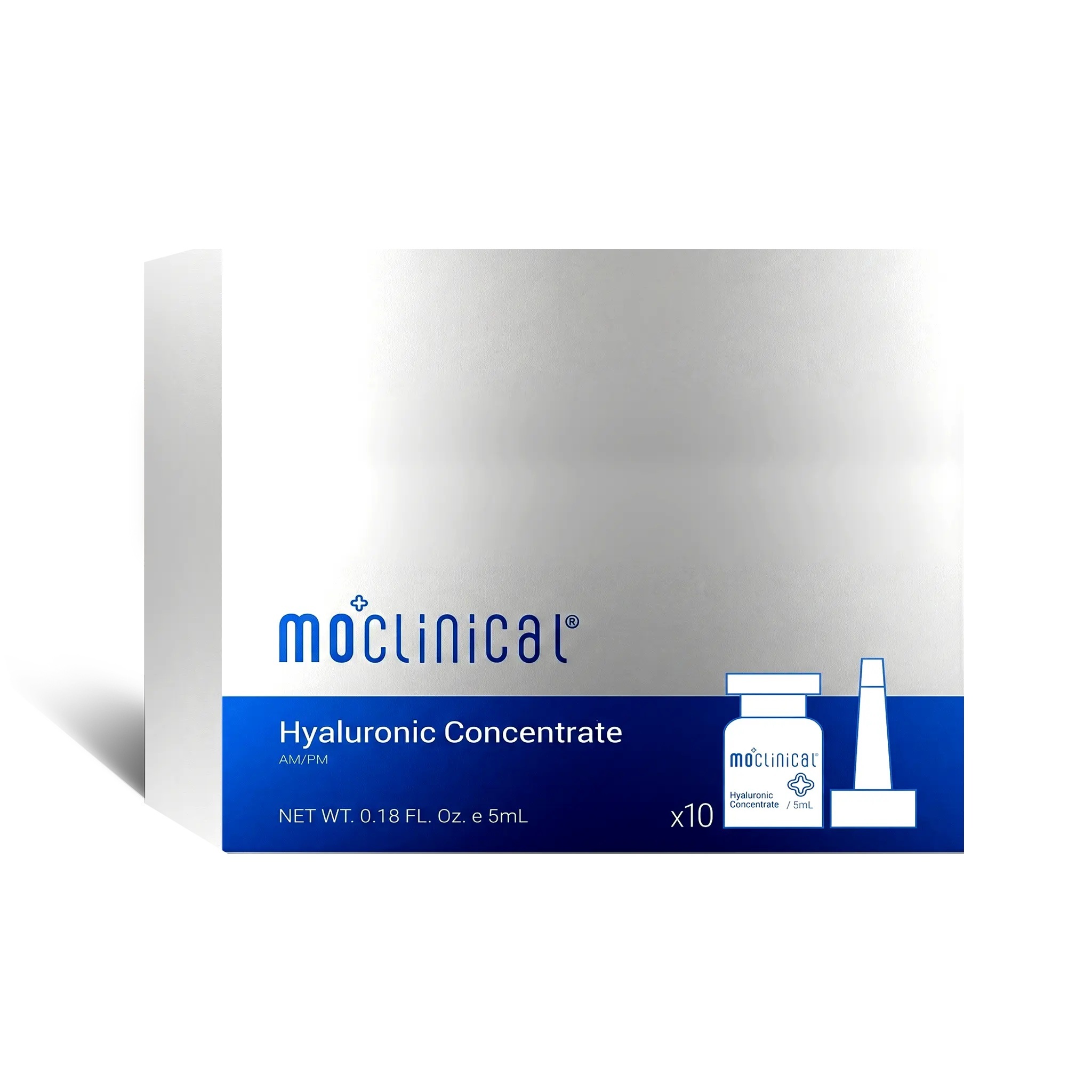 【買3送1，請選擇4件】MO Clinical 玻尿酸原液 (5ml x10支) (送10個微針導入頭)