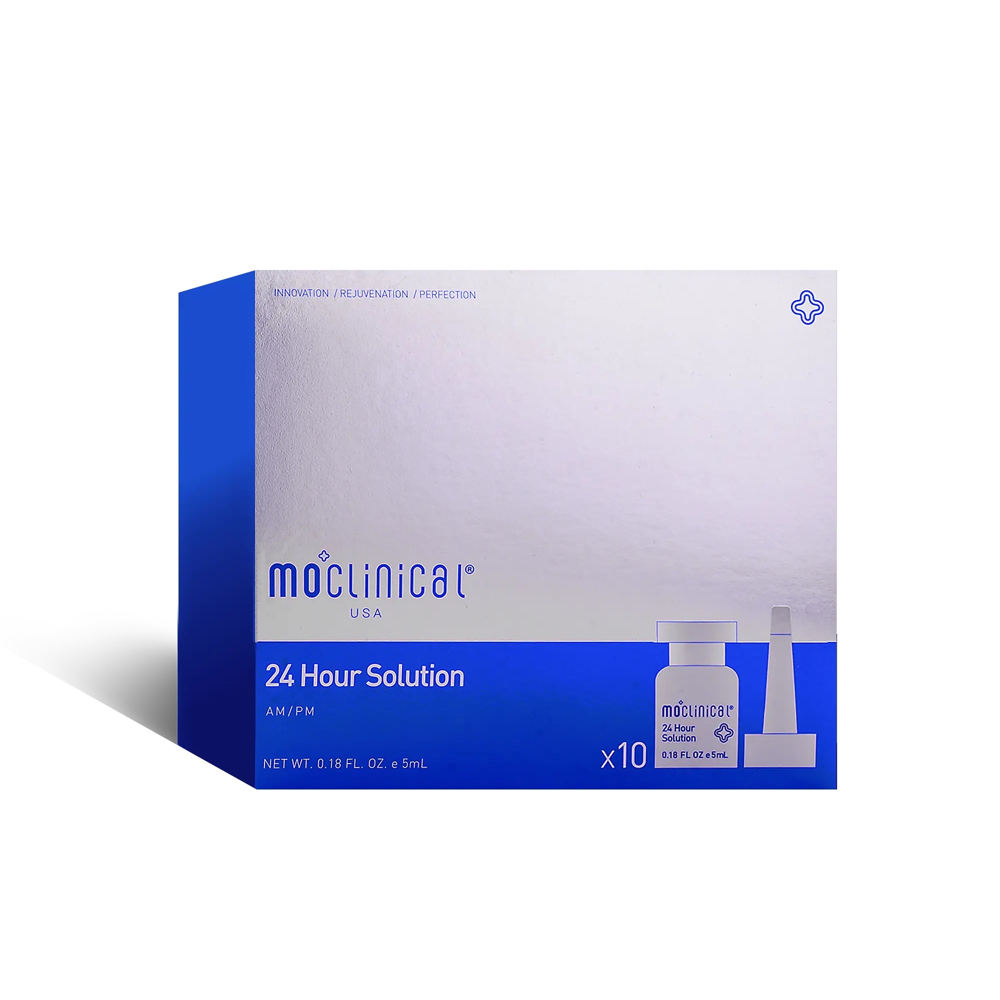 【買3送1，請選擇4件】MO Clinical 24小時修復原液 (5ml x10支) (送10個微針導入頭)