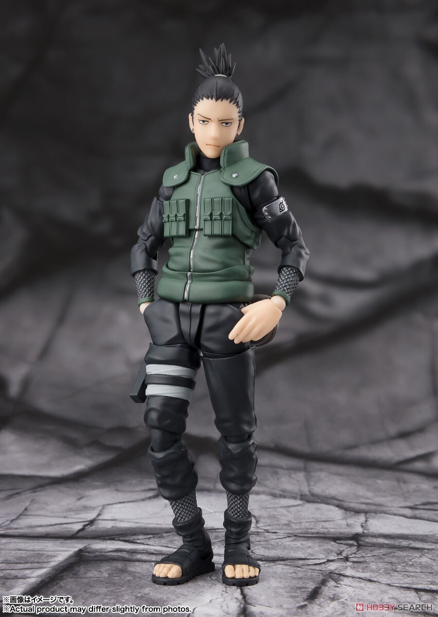 萬代 SHF 奈良鹿丸 領先十步的頭腦 火影忍者 可動完成品