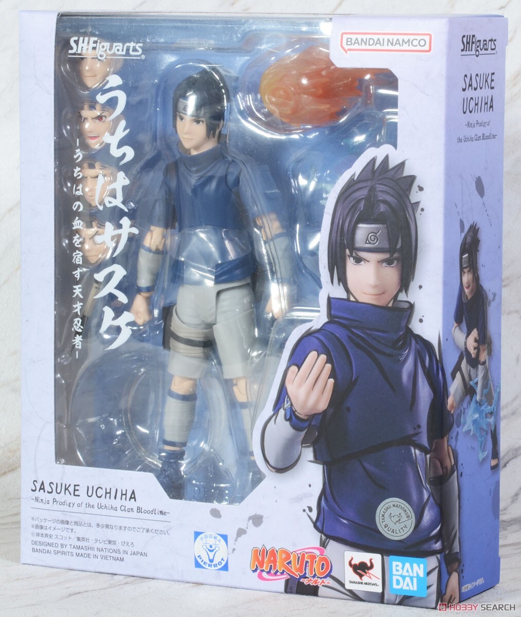 萬代 SHF 宇智波佐助 宇智波血統的天才忍者 火影忍者 可動完成品