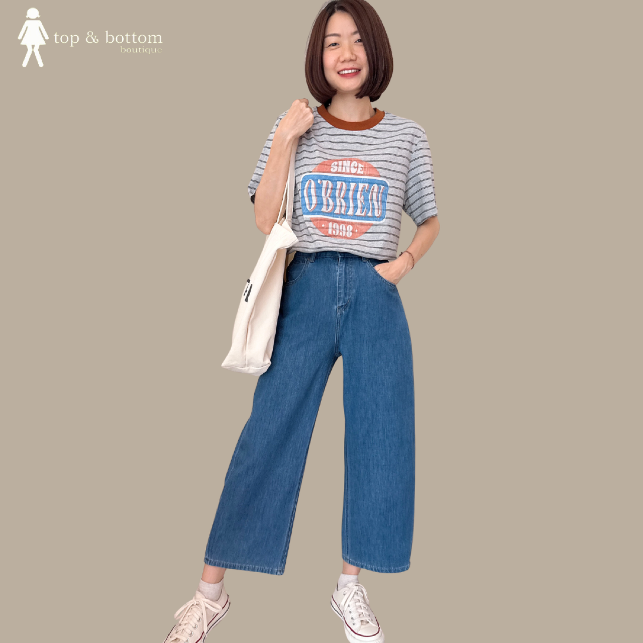 SHORT SLEEVE RETRO STRIPED TEE