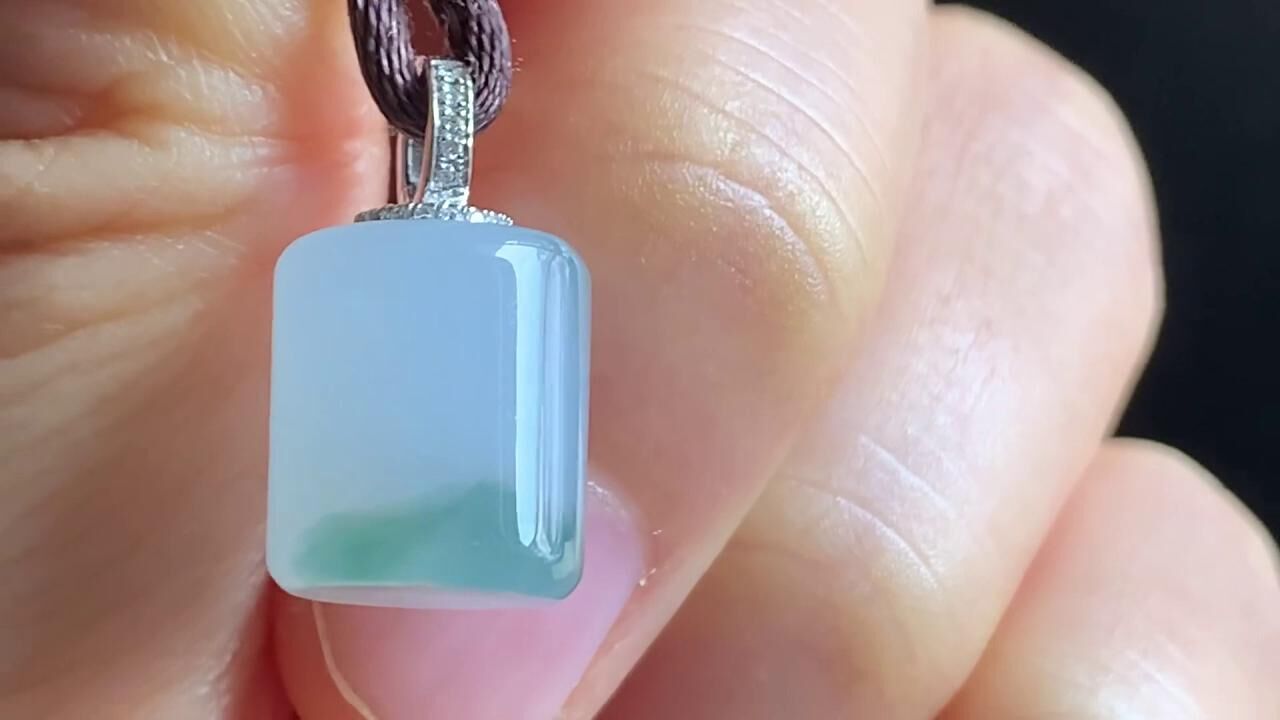 翡翠冰種飄花桶珠轉運珠,天然翡翠A玉, 緬甸玉, Jade, Jadeite