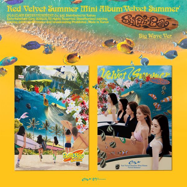 【KTOWN4U 幸運卡活動】RED VELVET - SUMMER MINI ALBUM [VELVET SUMMER] (Big Wave Ver.)