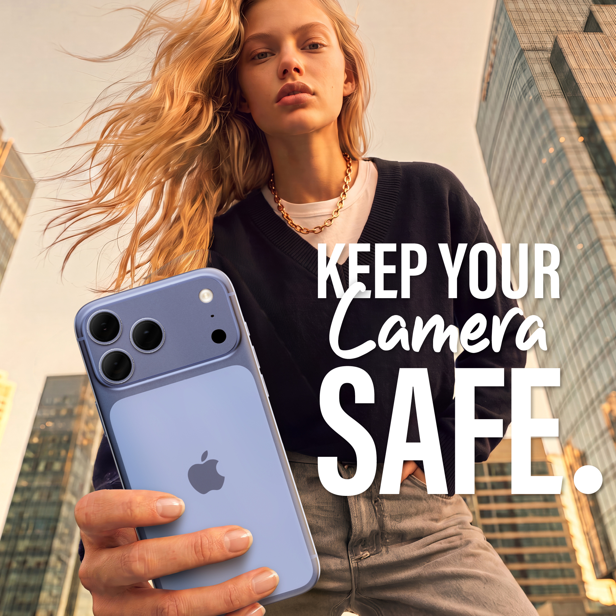 SAFE. by PanzerGlass® iPhone 18 Series Transparent Camera Lens Protector