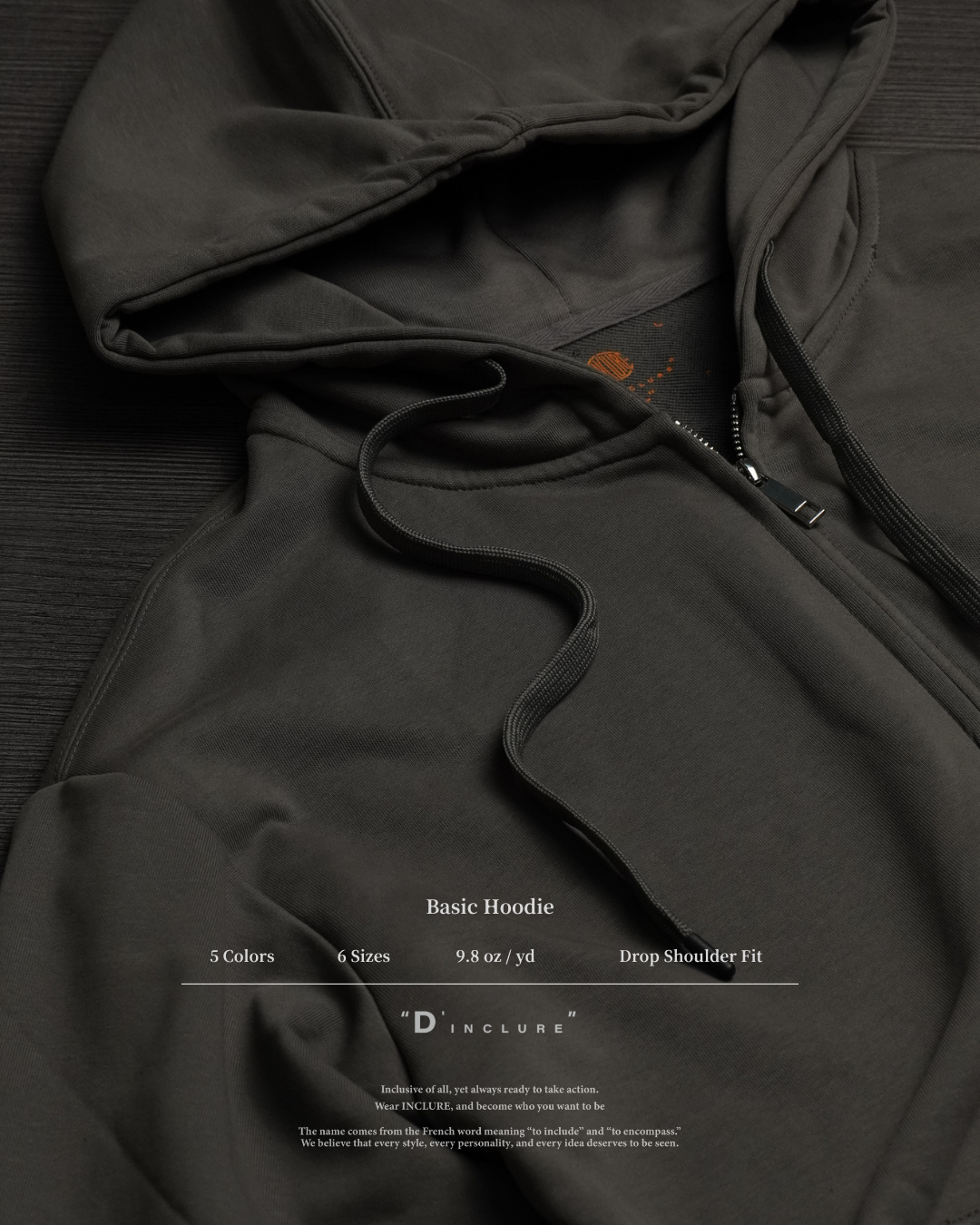 D'INCLURE - Basic Hoodie