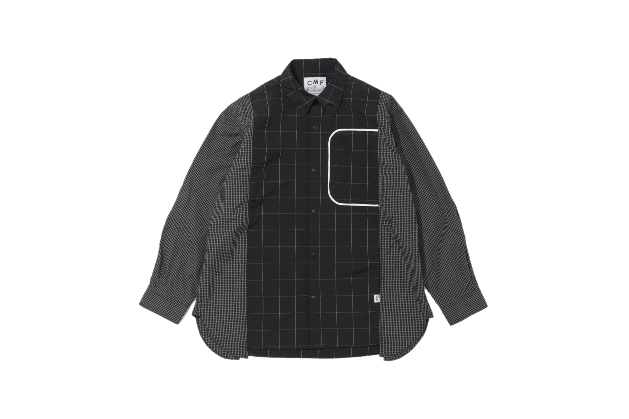 CMF OUTDOOR GARMENT ATTACHED SHIRTS CMF2602-S02 GRID BLACK