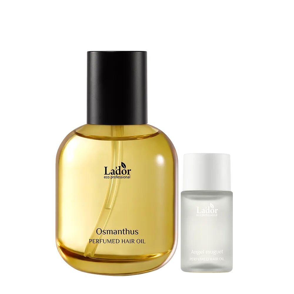 La'dor 微光奇蹟香水護髮精華油 桂花香80ml+鈴蘭香10ml