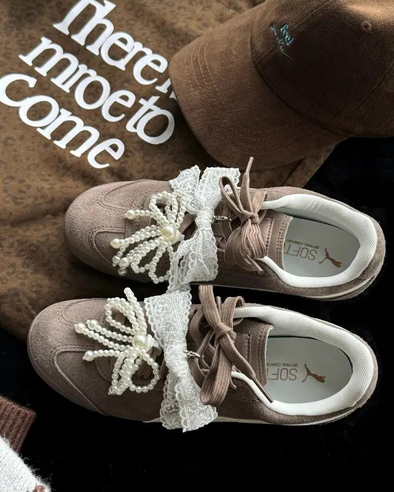 PUMA TURINO SD 芭蕾風 奶油 咖啡 麂皮 復古 薄底鞋 女鞋 406754-01
