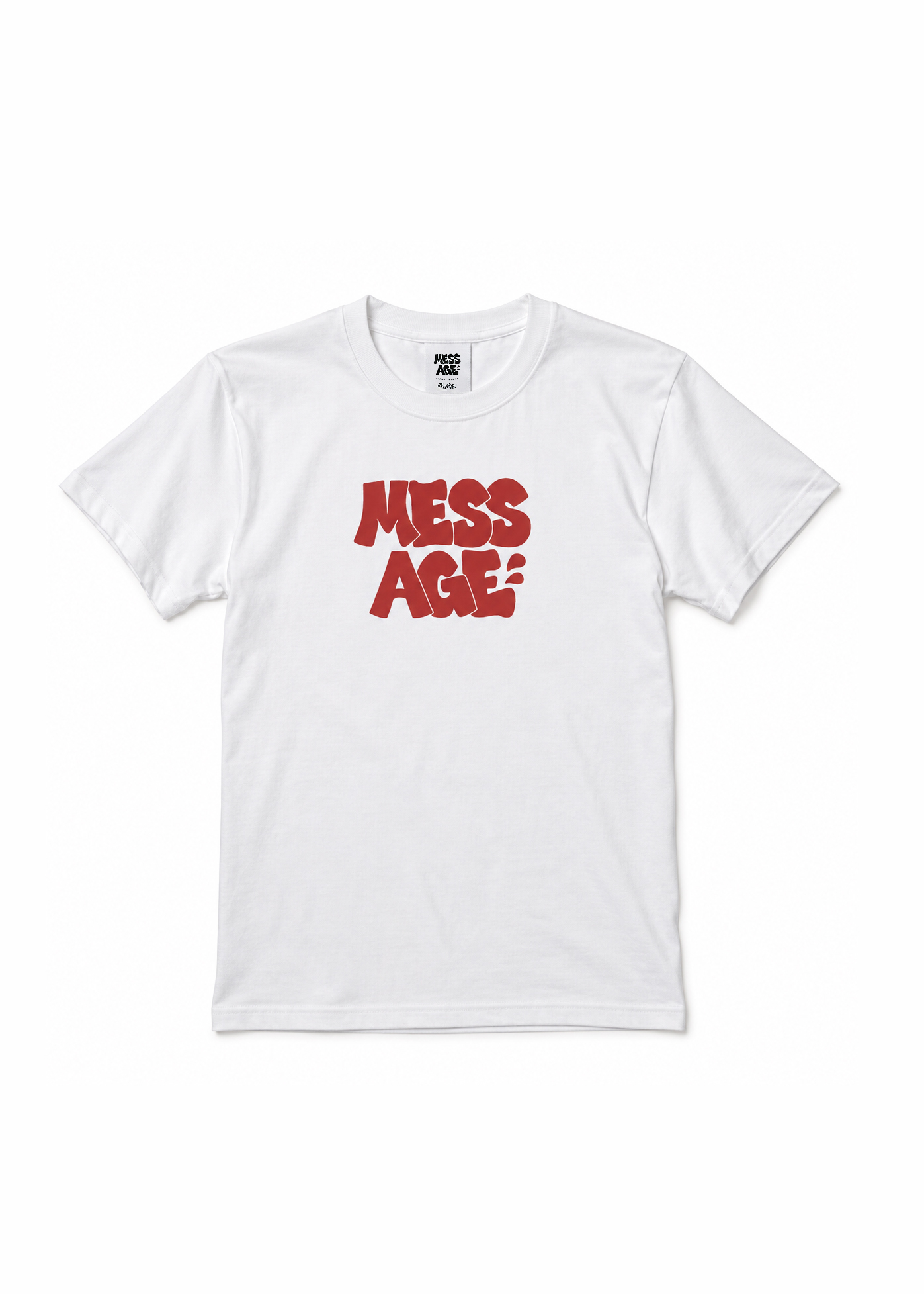Mess-age Logo Tee 白色