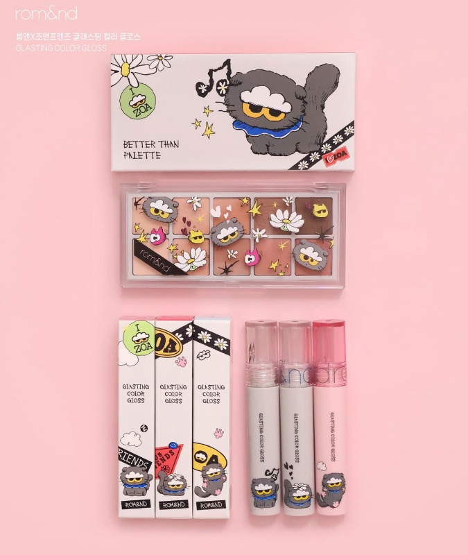 rom&nd x zoa friends 勝過眼皮十色眼影盤  買一送一再送一！