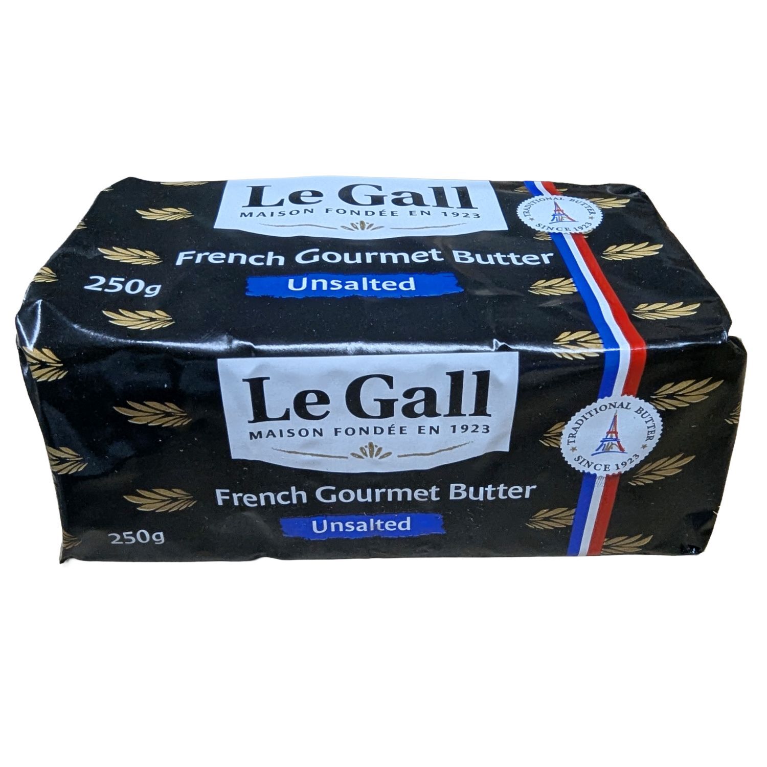 法國優質乳酸無鹽牛油  France Le Gall Premium Lactic Unsalted Butter 250克 / 件  (-18°C)