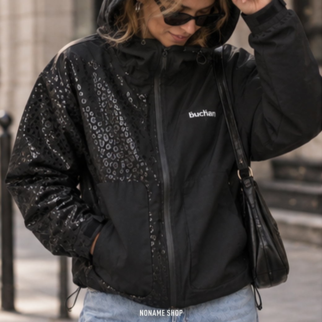 比利時 BUCHAN WATER REACTIVE CHEETAH RAIN JACKET水反應 100%防水 豹紋 連帽 科技 外套 三色 (男款)