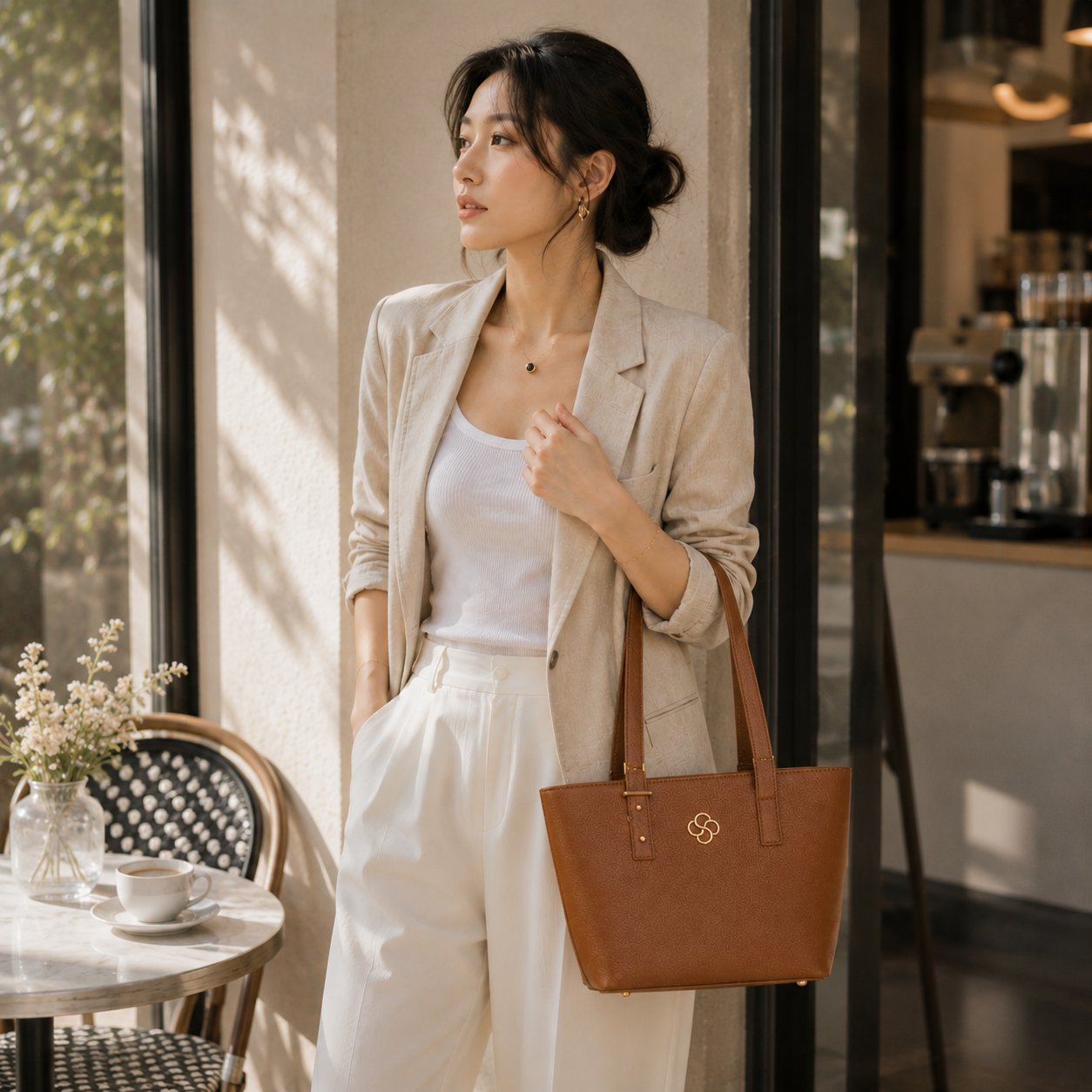 STEVANIE BELLA 貝菈單肩托特包