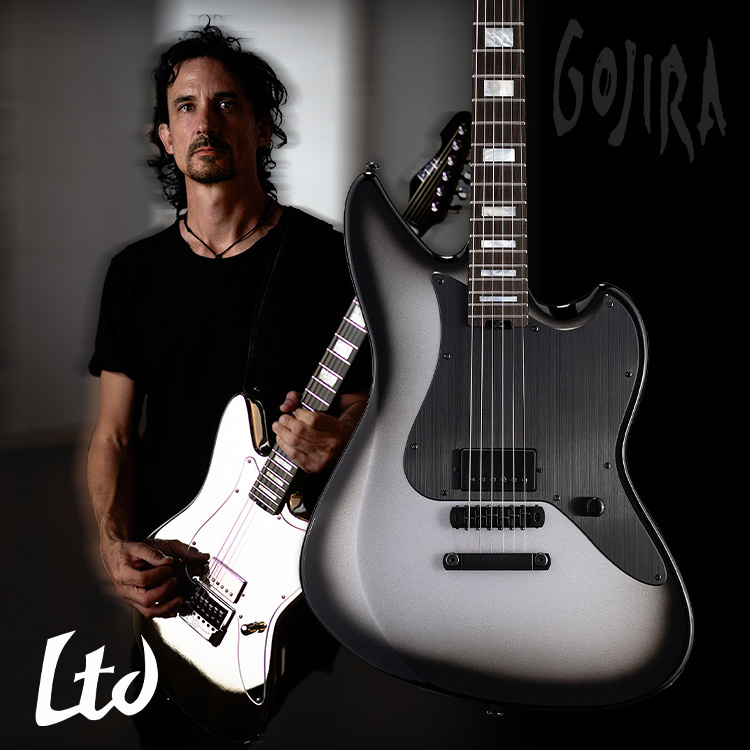 Joe Duplantier Signature ESP LTD JD-1 - Silver Sunburst