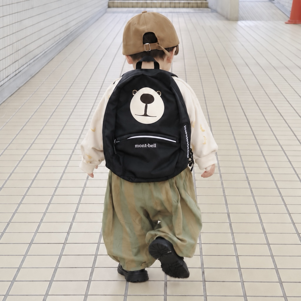 (預購）日本Montbell 兒童 小熊 雙肩包 後背包  小孩
