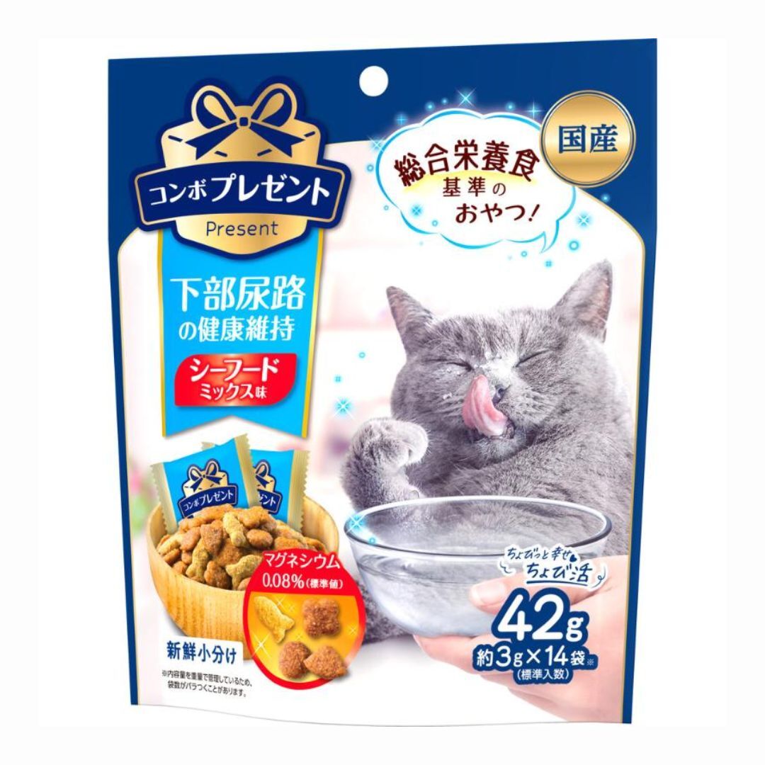 COMBO - 海鮮味脆粒 下部尿路 42g [貓用]