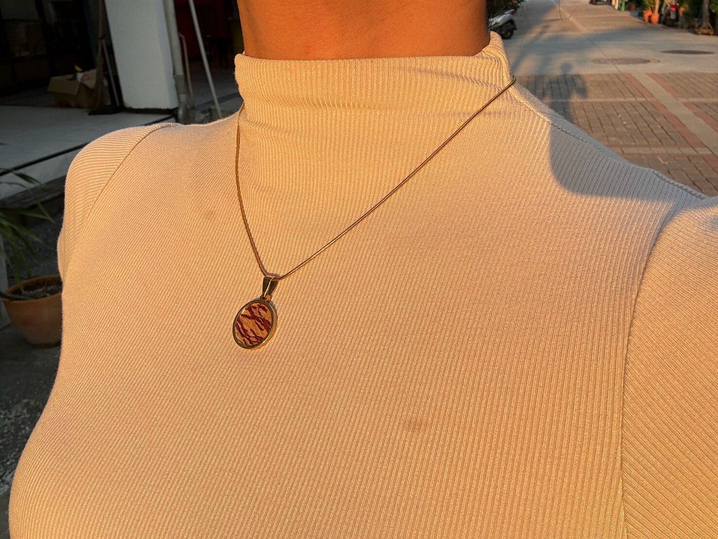 The Lovely Ring｜樹皮 海洋掛墜素鏈｜自選