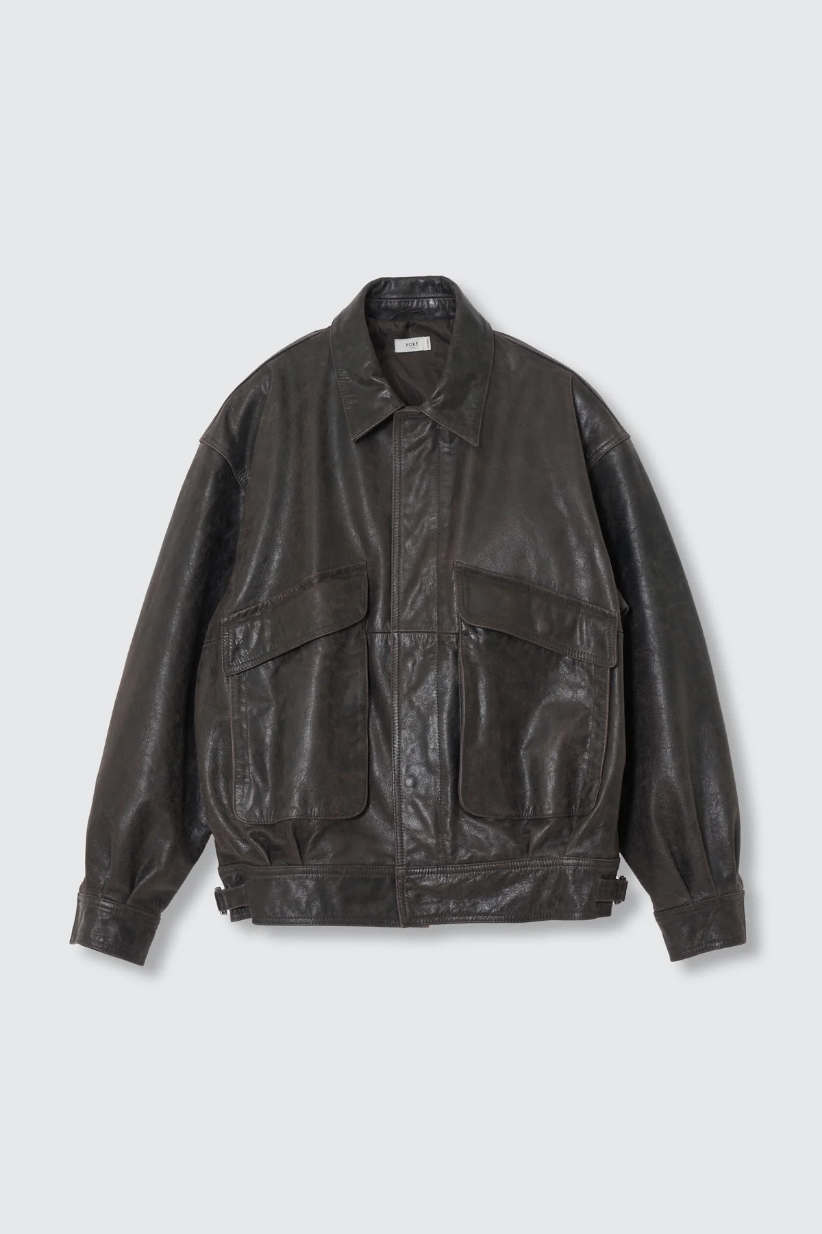 YOKE LEATHER FLIGHT JACKET