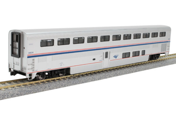 Kato 35-6058 HO scale Amtrak Superliner I, Coach Phase VI #34034