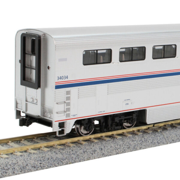 Kato 35-6058 HO scale Amtrak Superliner I, Coach Phase VI #34034