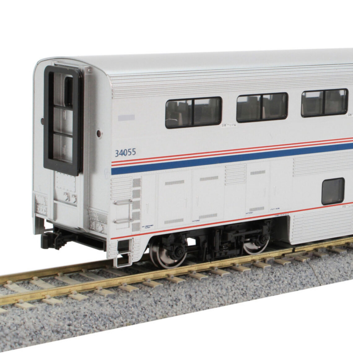 Kato 35-6059 HO scale Amtrak Superliner I Coach Phase VI #34055