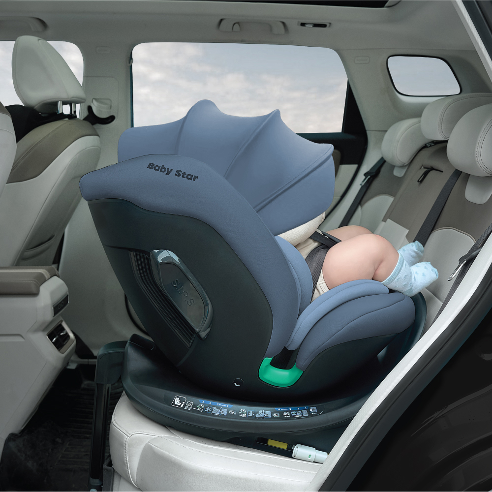 Baby Star Sedona 360 i-Size ISOFIX 成長型安全座椅 – 太空藍