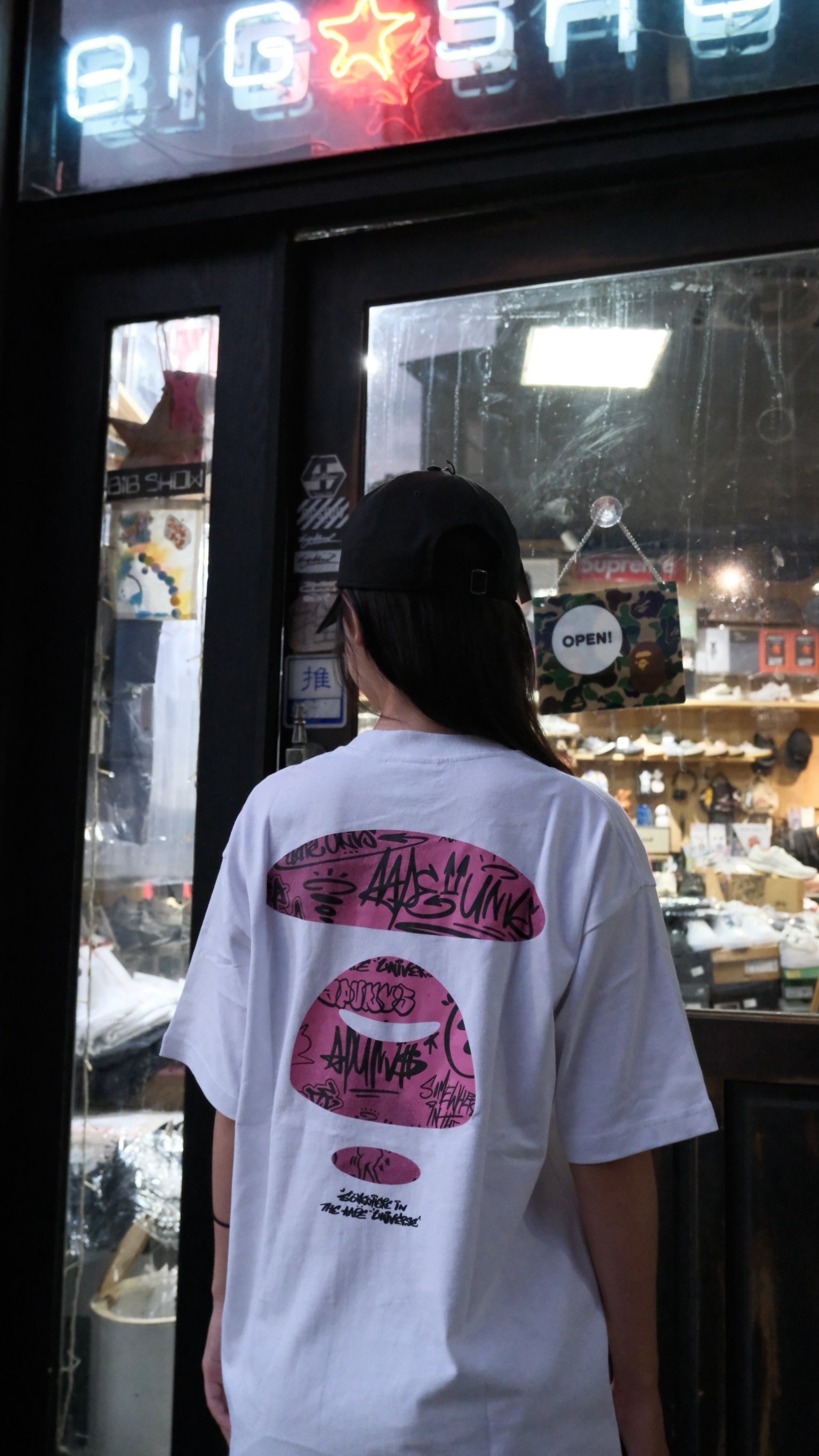 AAPE 26SS 塗鴉猿人印花短T  AAPTEM1775XXQ 1775