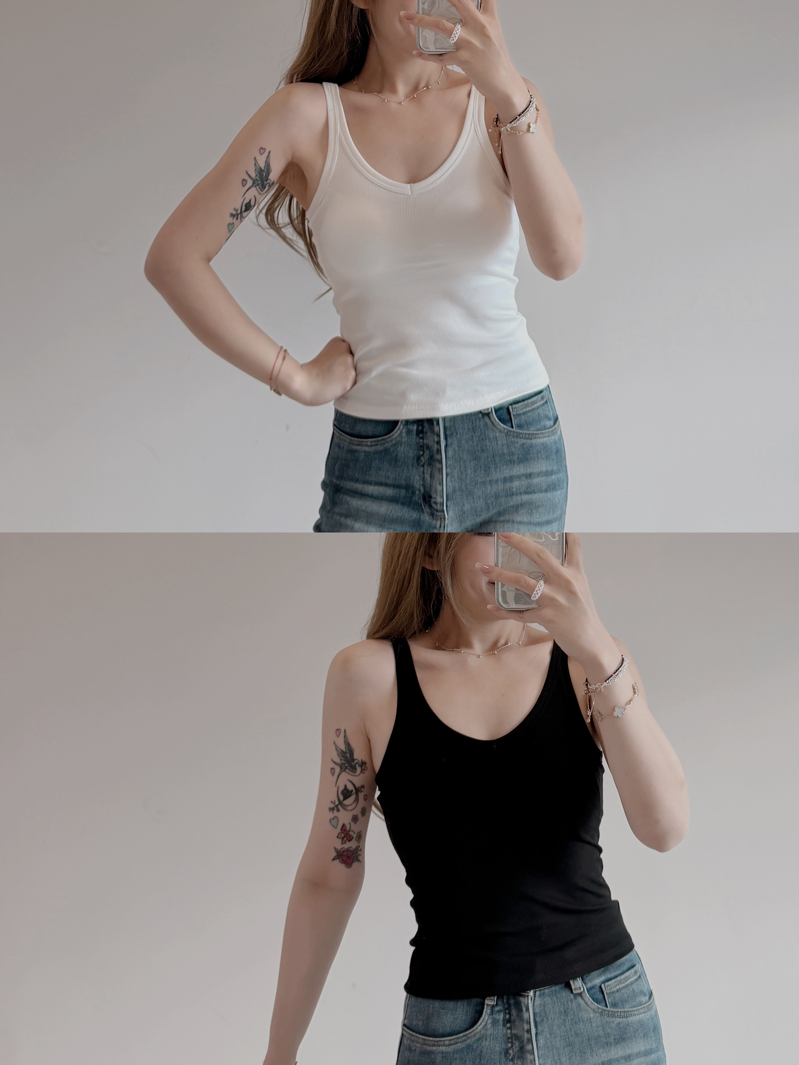 現貨 4019 V領瘦肩彈力Bra Top