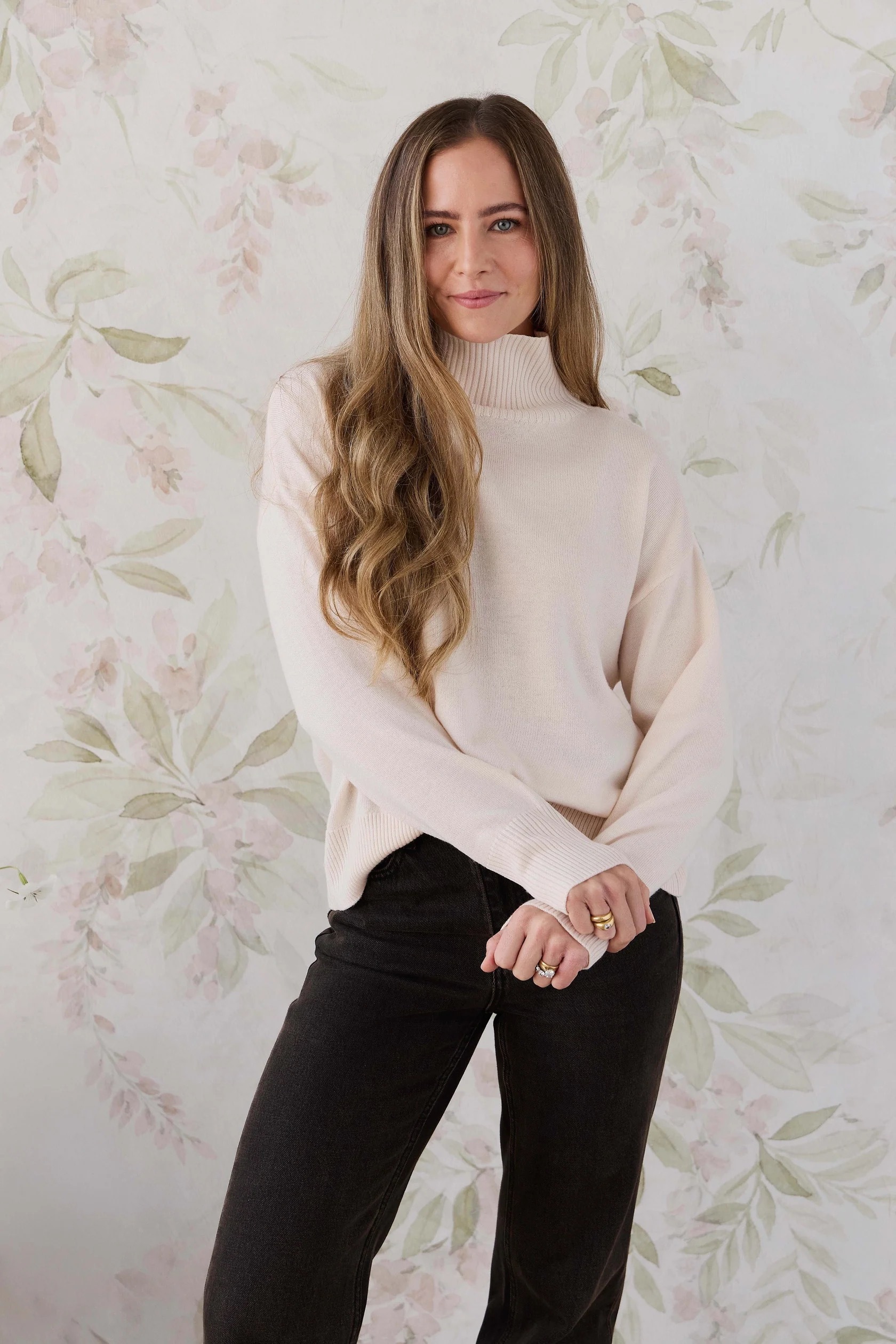 【預購】JAMIE KAY - Merino Womens Turtleneck Jumper（Ivory）