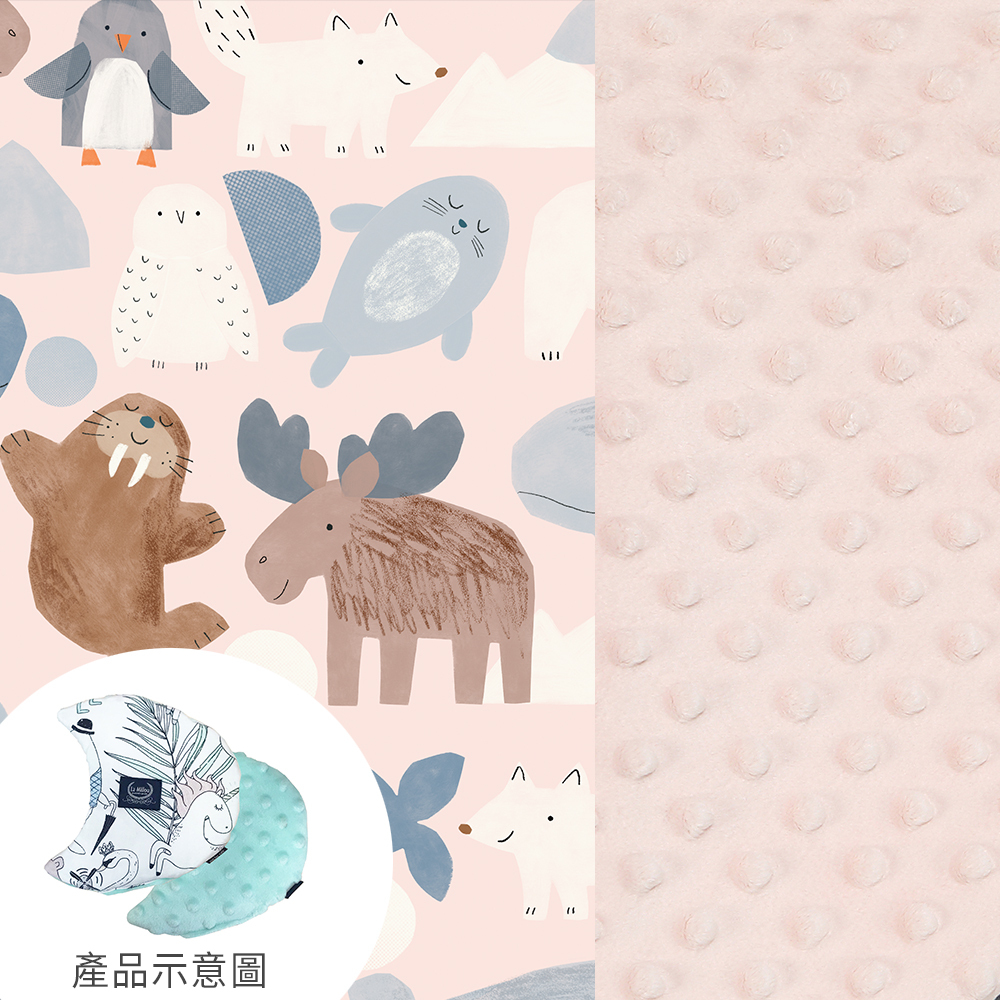 La Millou波蘭 雙面豆豆月亮｜北極好朋友(粉底)｜粉嫩氣質膚
