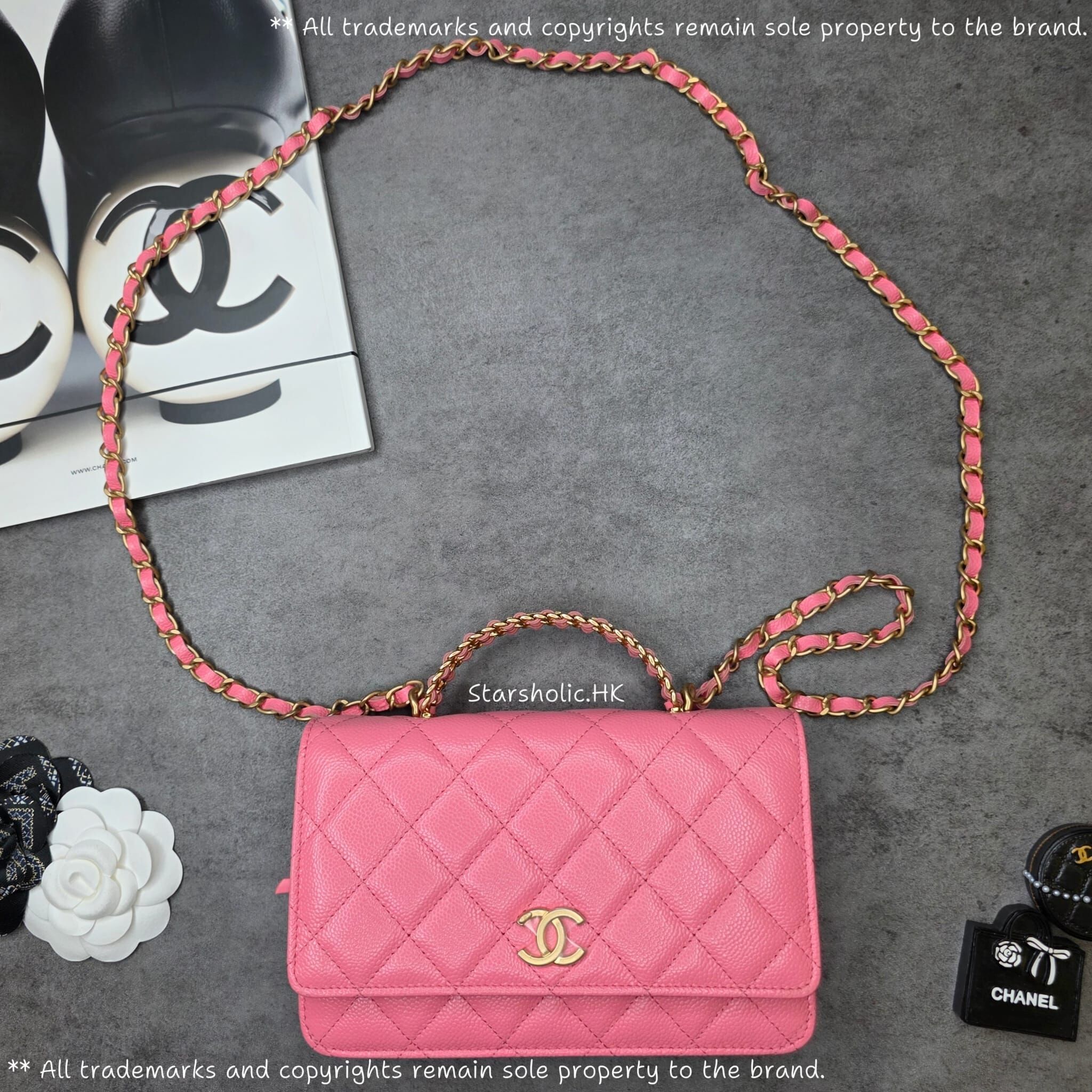 CHANEL Wallet On Chain With Handle