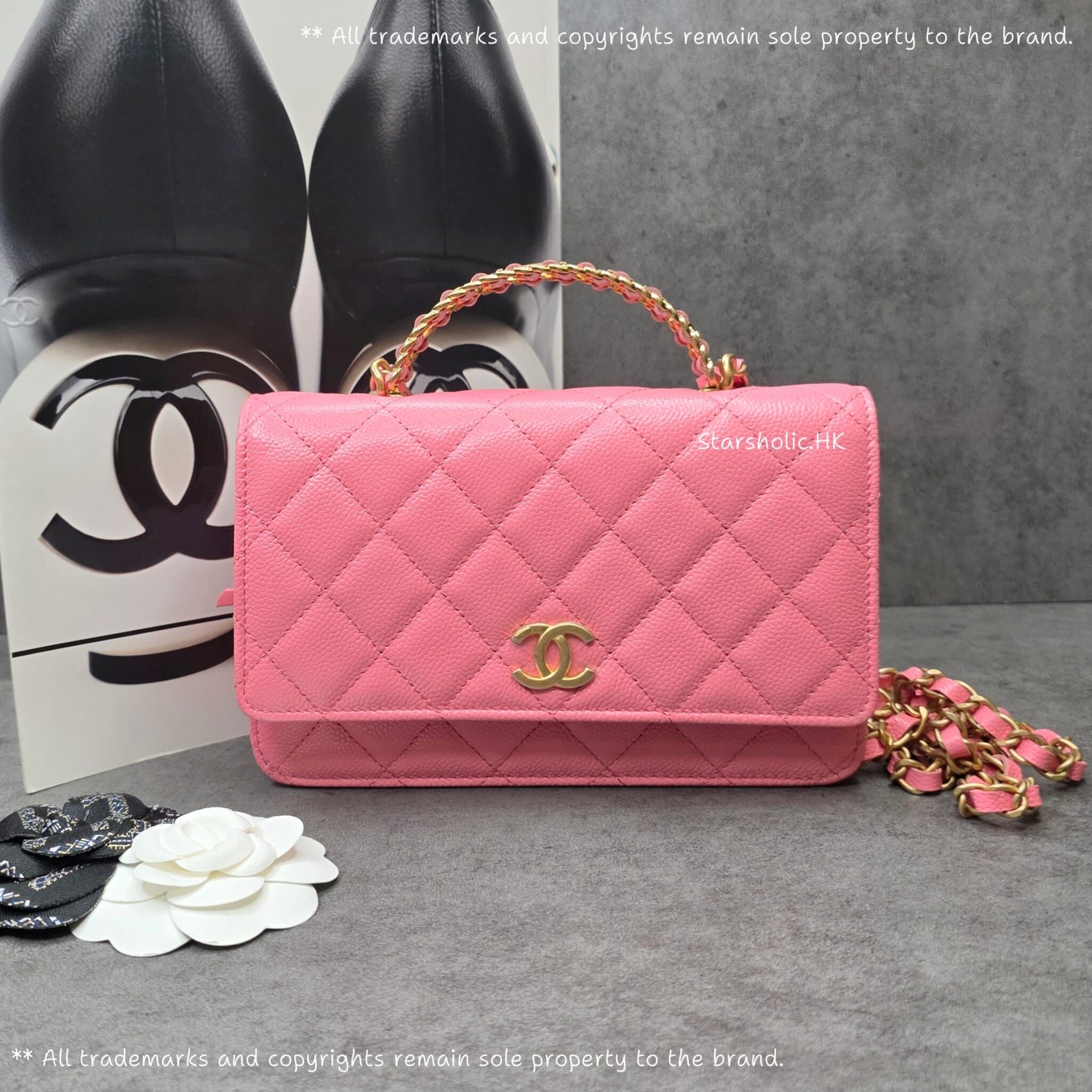 CHANEL Wallet On Chain With Handle