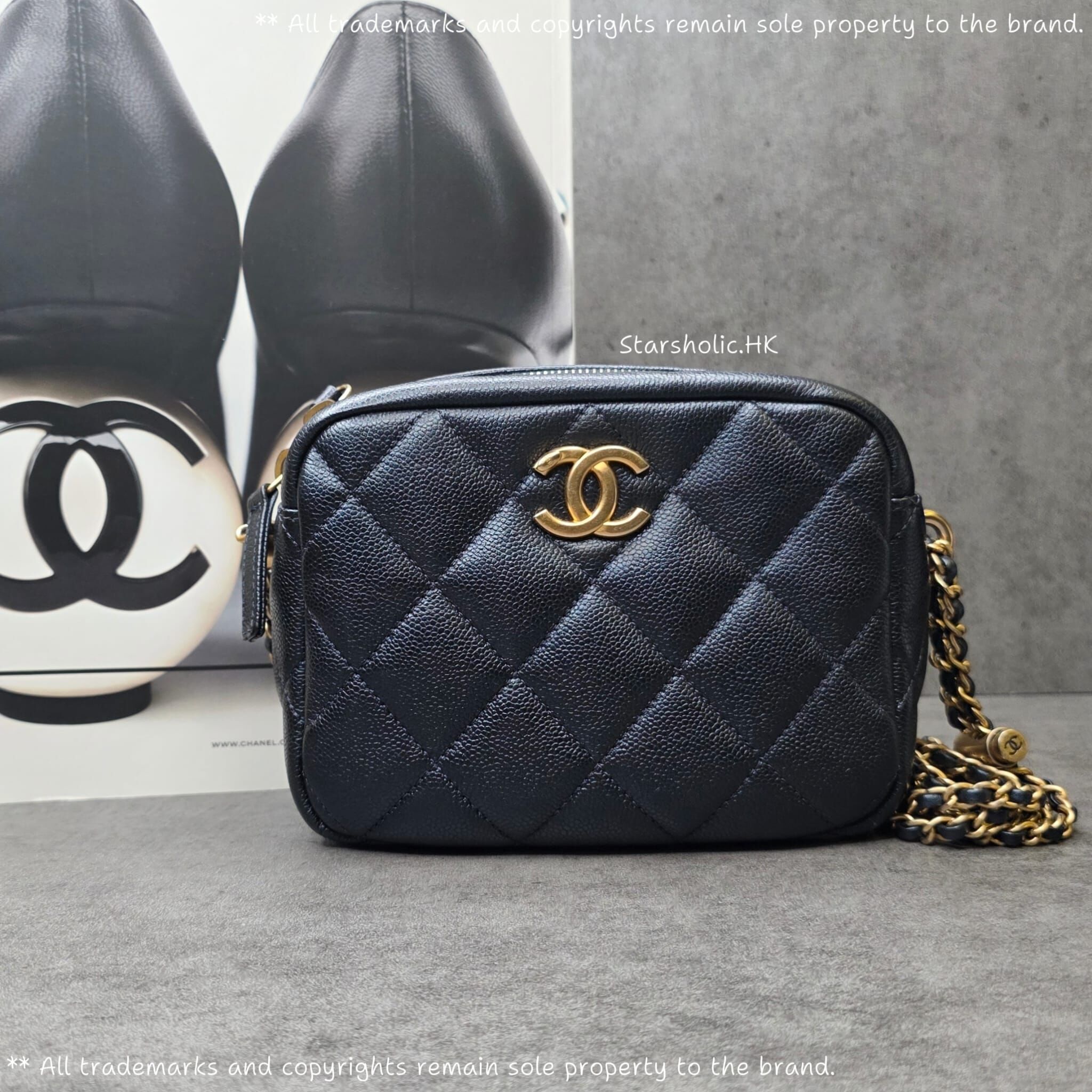 CHANEL 風衣調節扣相機包