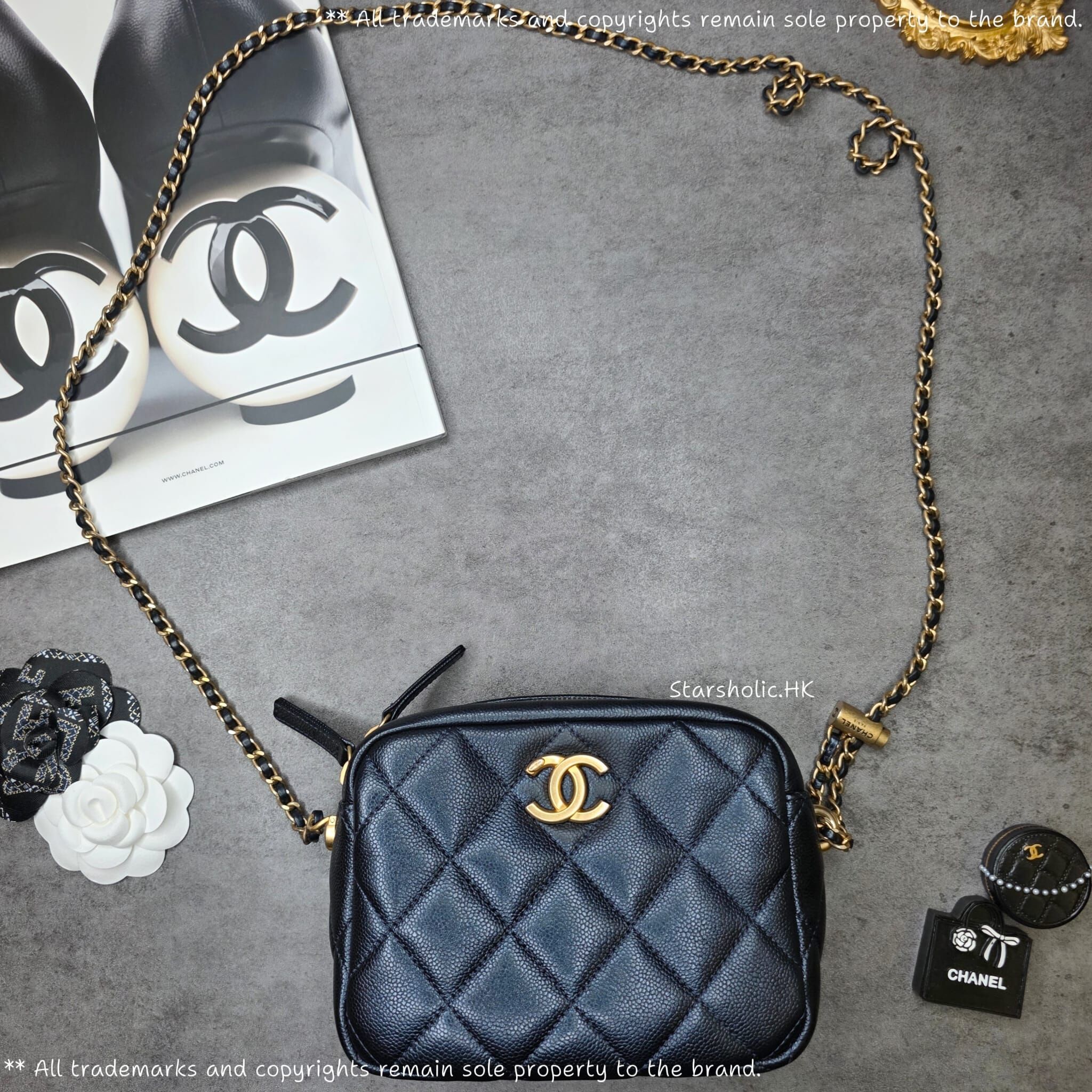 CHANEL 風衣調節扣相機包