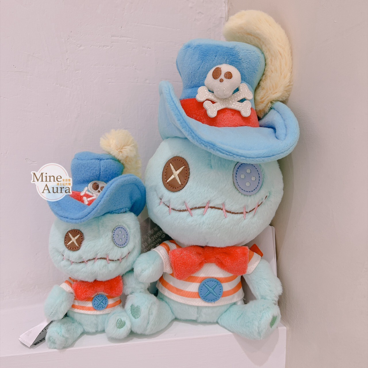 海盜系列 醜丫頭 Scrump 娃娃 玩偶 星際寶貝 Lilo & Stitch -上海迪士尼樂園