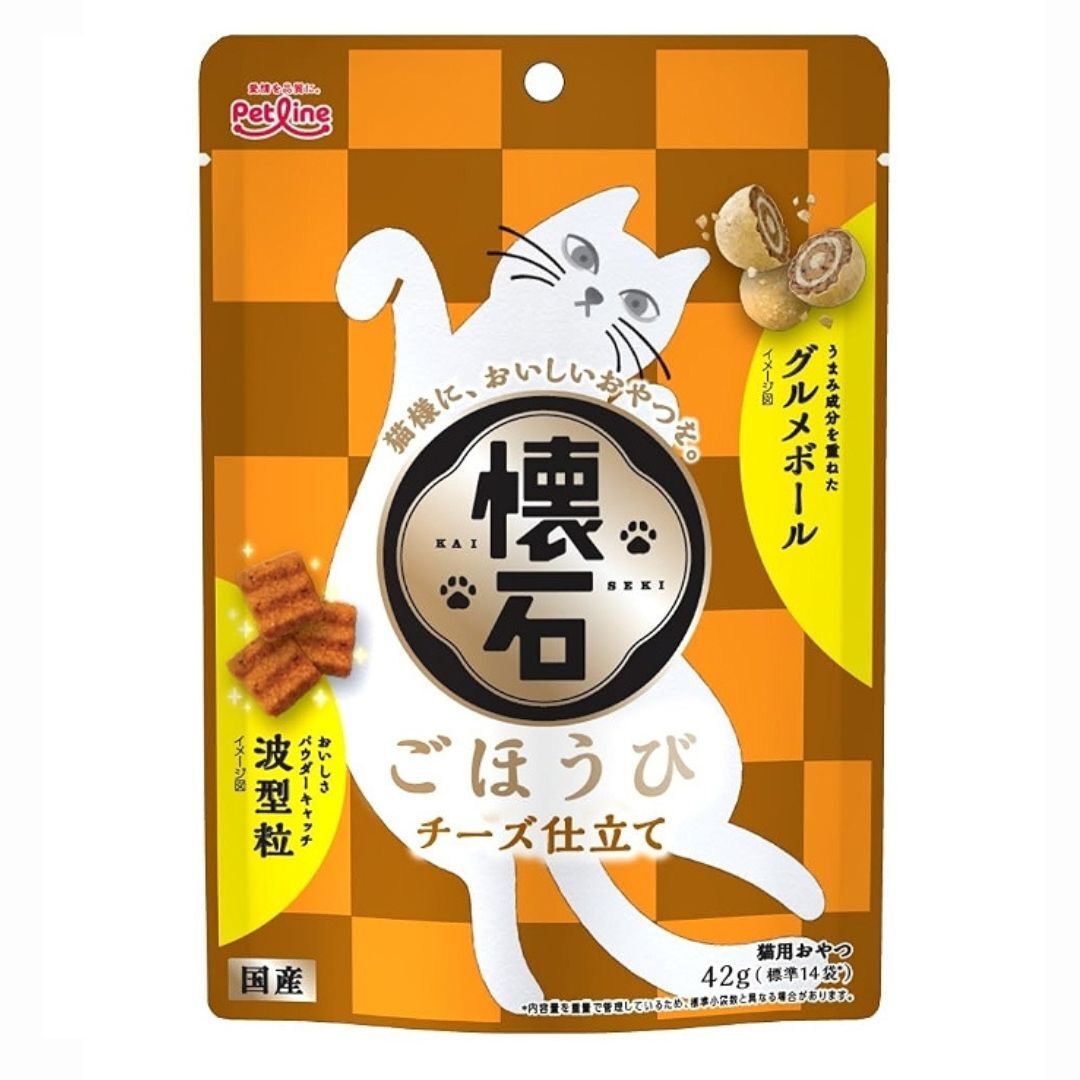 Petline - 懷石犒賞 芝士風味貓小食 42g [貓用]