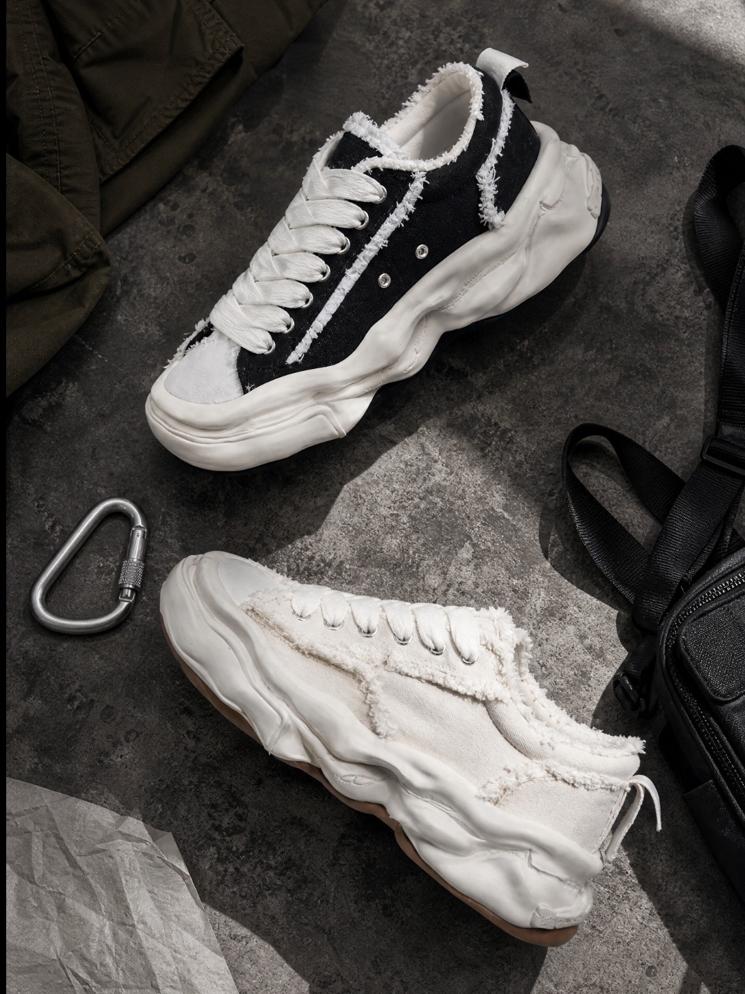 【APAIR】預購 xVESSEL 永恆不休 復古解構溶解鞋 黑白 全白 兩色 S25X82B