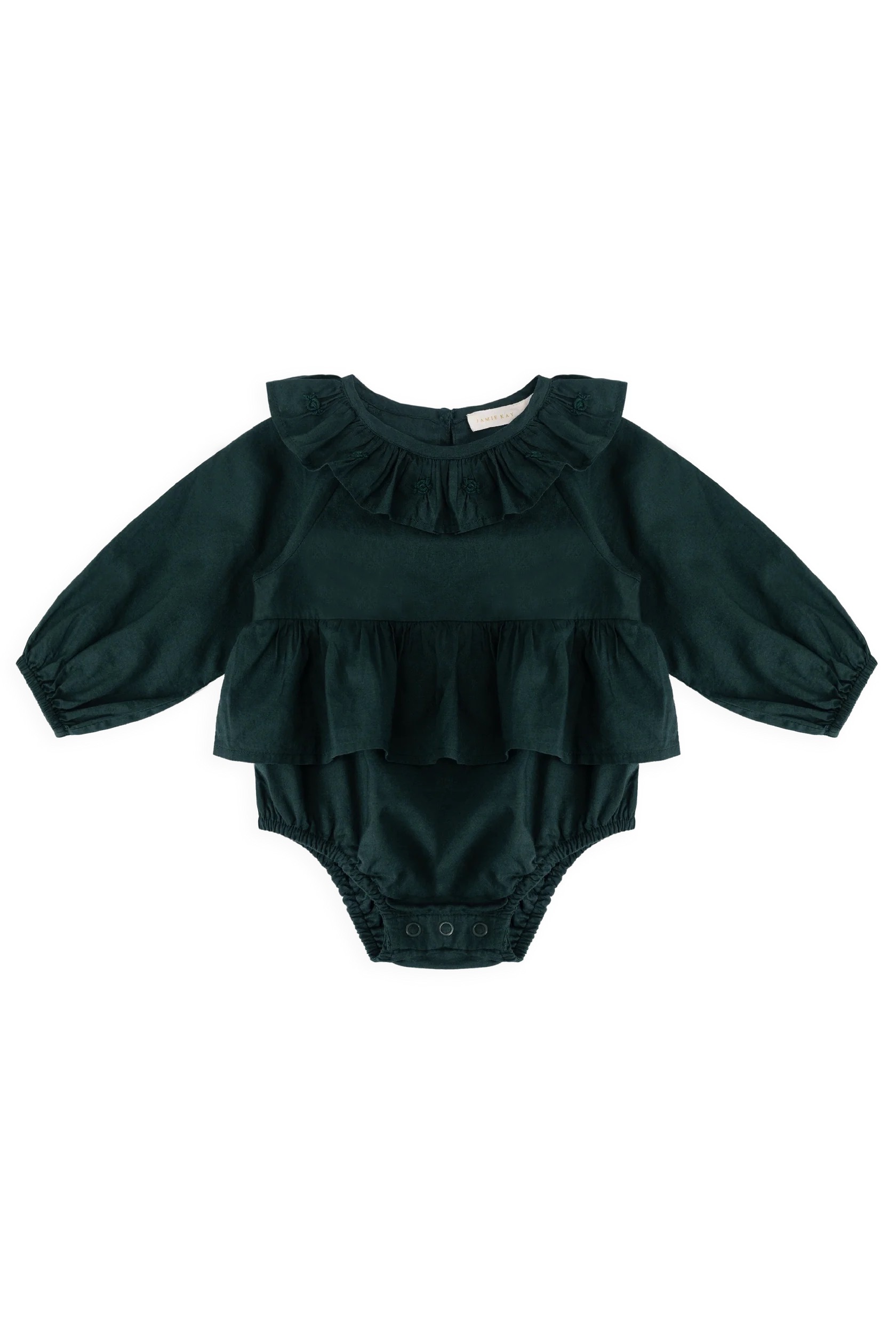 【預購】JAMIE KAY - Organic Cotton Hartlen Playsuit（Deep Fern）
